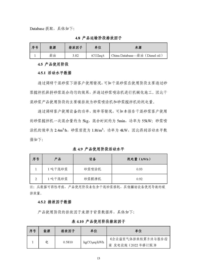 浙江天造環(huán)?？萍加邢薰靖苫焐皾{產(chǎn)品碳足跡報(bào)告